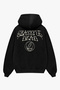 Grateful Bowie Printed Black Oversize Unisex Hoodie
