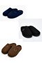 Men's Winter House Slippers with Ribbed Inner Fleece, Lightweight Gondola Model (3 Pairs)