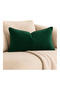 Green velvet pillow - 2