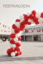 Red White Balloon Set 20 Pieces Birthday Party Special Occasions and Holiday Celebration Organization Balloons - 3