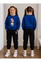 Crew Neck Sweatshirt Tracksuit Set for Girls, 2-Piece Printed Top and Bottom Set