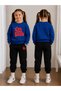 Crew Neck Sweatshirt Tracksuit Set for Girls, 2-Piece Printed Top and Bottom Set