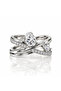 Elegant Zircon Row Double Stone Model Vip Ring - 2