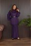 Women's High-Waisted Belt Detailed Stylish Knitwear Skirted Lined Two-Piece Set