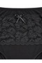 Large Size High Waist Floral Lace Bow Detailed Cotton Women's Panties - 3