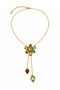 Light Green Idylila Flower Cutout Y Necklace - 3