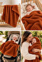 Wellsoft Baby Kids Blanket 100X150Cm Double Sided Swaddle Stroller Cover Soft |   Tile - 5