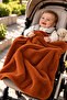 Wellsoft Baby Kids Blanket 100X150Cm Double Sided Swaddle Stroller Cover Soft |   Tile - 4