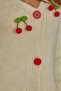 Women's Knitwear Cherry Decorated Stylish Soft Cardigan - 4