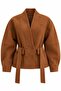 Brown Loria Suede Jacket - 509431
