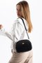 Women's Adjustable Cross Strap Shoulder Bag 3 Compartments Faux Leather Daily Bag - 6