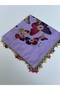 Hand Work Needlepointed Square Writing 100X100 cm Handcrafted - 2