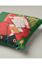 Santa Claus Patterned Cushion Cover with Gift List 353 – Santa Checklist Design 45X45 cm - 3