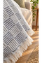 Geometric Patterned Sofa Cover |   Fringed Sofa Shawl |   Non-Slip Washable Double-Sided 170X220 - 4