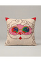 Retro Santa Claus Patterned Cushion Cover with Glasses 347 – Santa Shades Design 45X45 cm
