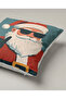 Santa Claus with Sunglasses Cushion Cover 366 – Cool Santa Design 45X45 cm - 3