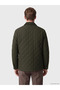 Khaki Regular Fit Quilted Men's Coat - 4