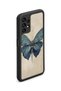 Samsung Galaxy A13 / A23 Compatible Blue Butterfly Pattern Shockproof Case with Camera Protection - 5