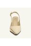 Pointed Toe Buckle Open Back Short Heel 5-cm Classic Rosewood Women's Shoes-New Model - 4