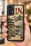 Samsung Galaxy A13 / A23 Compatible Chinese Patterned Shockproof Case with Camera Protection