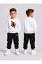 Boys' Crew Neck Sweatshirt Tracksuit Set 2-Piece Printed Top and Bottom Set
