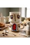 Relief Pattern 15 Different Models 2-Piece Mug, Hand-Crafted, 2D 360 Degree Patterned - 4