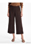 Two Mt Shop Quality Lcw Grace Brown Plain Standard & Regular Women's Capri - 2