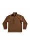 Unisex Polar Sweatshirt with Half Zipper, High Collar, Zippered Winter Fleece - 2