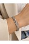 Xuping Silver Color Half Circle Cord Bracelet 18cm Acr9718