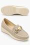 Seasonal Daily Orthopedic Comfortable Buckle Women's Flat Shoes - 3
