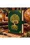 Vintage Diary with Combination Lock and Tree of Life Pattern, Commemorative Notebook, Agenda, Gift