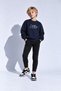 Boy's Fleece Printed Sweatshirt 6-9 Years Old - 2