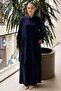 Missdalida Drawstring Sleeve Detailed Long Jacket Cap - 4