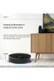 Smart 3-in-1 Robotic Vacuum Cleaner, Suction and Mop Vacuum, Ultra-thin 5.4 cm, Strong 1500 Pa Suction, Low Noise, Automatic Cleaning Robot for Hardwood, Tile, and Marble Floors, Ideal (White) - 3