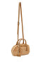 Women's Beige Long Strap Plush Mini Shoulder Bag with Accessory Detail Wb10003357 - 2