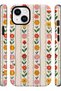 iPhone 15 Compatible - Floral Garden, Double Layer Cover, Glossy Surface Protective Case - 2