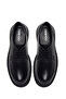 Men's Black Lace-Up Leather Casual Shoes Wm780012Df - 4