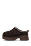 Women's Brown Thick-Soled Leopard Pattern Suede Leather Teddy Boots Wf565006Ds - 3