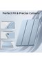 Case for iPad Air 13 Inch M4/M3/M2 (2026/2025/2024) with Pencil Holder, Slim Folio Cover Blue - 5