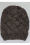 Double Layer Thick Knit Beanie - Soft Textured Winter Knit Beanie - 4