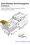 موصل كابل إيثرنت من كيبل كرييشن نوع RJ45 Cat6 متوافق مع كمبيوتر شخصي وراوتر ومودم - 7