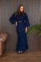 Women's High-Waisted Belt Detailed Stylish Knitwear Skirted Lined Two-Piece Set
