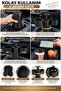 In-Car Multifunctional Cup Holder & 2 Compartments (360 °   Rotatable & Expandable Top Chamber &... - 3