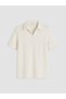 Vizyon New Season Beige Polo Neck Soft Touch Women's T-Shirt - 5
