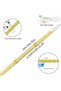 شريط إضاءة كوب LED بجهد 5 فولت USB، ضوء أبيض 4000 كلفن، 320 مصباح LED/متر، عرض 8 ملم، غير مقاو - 5
