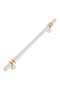 Esin White Gold 160 mm Handle Luxury Country Kitchen Furniture Cabinet Drawer Handle - 6