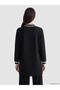 Ozmarka New Season Black Stripe Detailed Soft Touch Women's Sweatshirt Tunic - 5