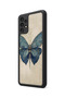 Samsung Galaxy A13 / A23 Compatible Blue Butterfly Pattern Shockproof Case with Camera Protection - 6