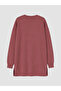 Vizyon New Season Pink Soft Touch Women's Sweatshirt Tunic - 7