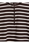 Modeststriped Women's Thick Sweatshirt Tunic - 2